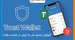 تبدیل تتر به ترون در تراست والت