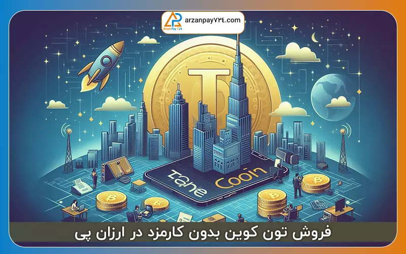 فروش سریع و آنی تون کوین در ارزان پی